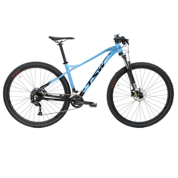 Encontraproduto.com.br - Bicicleta JPP TSW Stamina Plus Aro 29 18 Velocidades Shimano Azul Claro (MP)