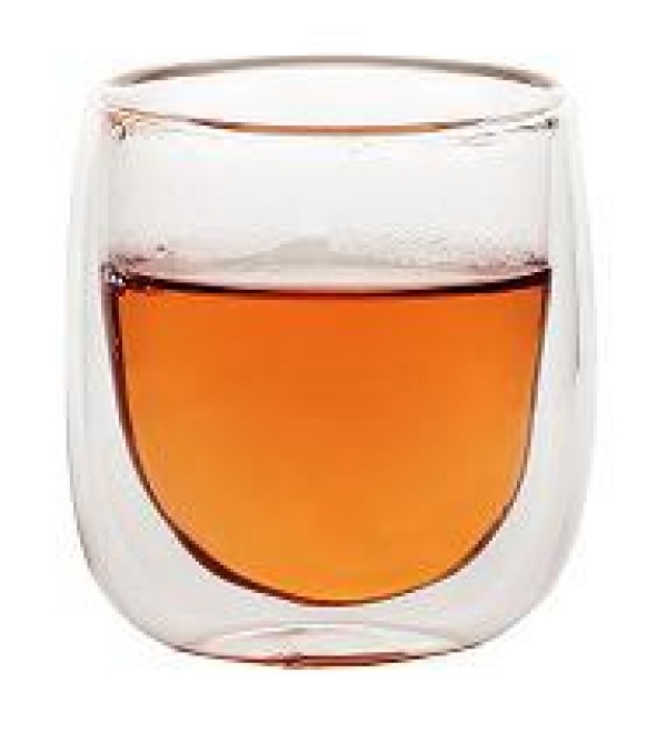 Encontraproduto.com.br - Copo de Vidro Duplo Expresso 80ml 2 Peças D0900