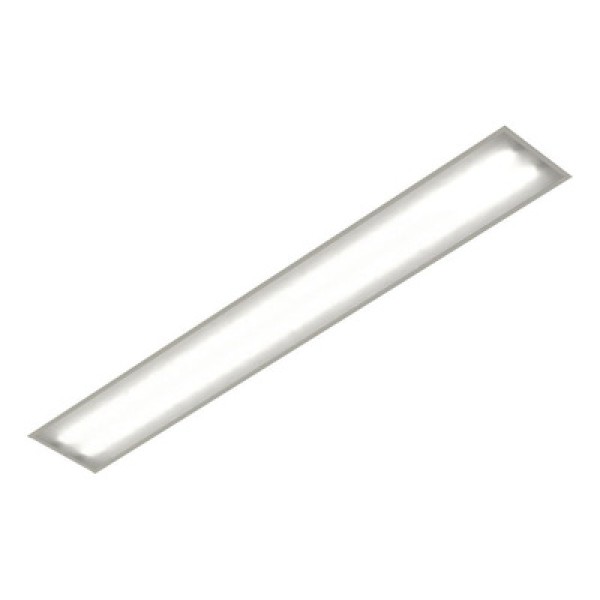 Luminária De Embutir Para 2 Lâmpadas Tubulares LED 18/20W Com Difusor Leitoso Light Tool