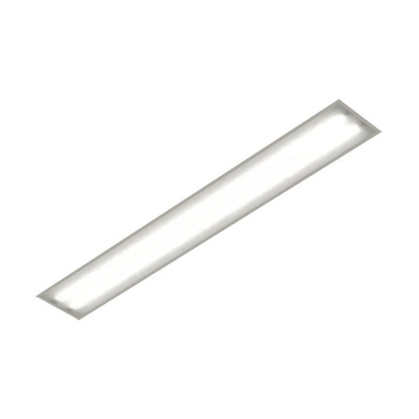 Luminária De Embutir Para 2 Lâmpadas Tubulares LED 18/20W Com Difusor Leitoso Light Tool