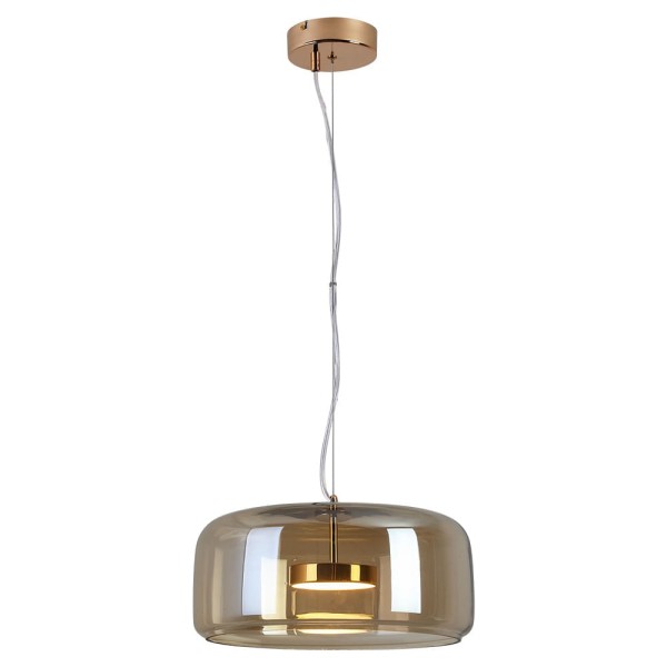 Encontraproduto.com.br - Pendente Led 7W 3000K Bivolt Onix/Transparente Petrus Ayla