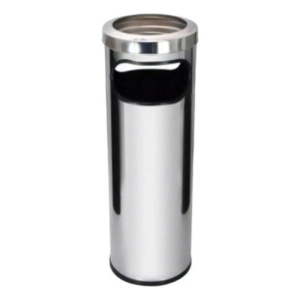 Encontraproduto.com.br - Cinzeiro Lixeira Com Coletor De Bituca Inox C18a