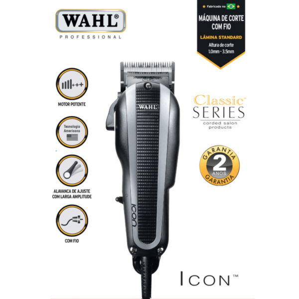Encontraproduto.com.br - Máquina De Corte Wahl Professional Com Fio Classic Series 220V