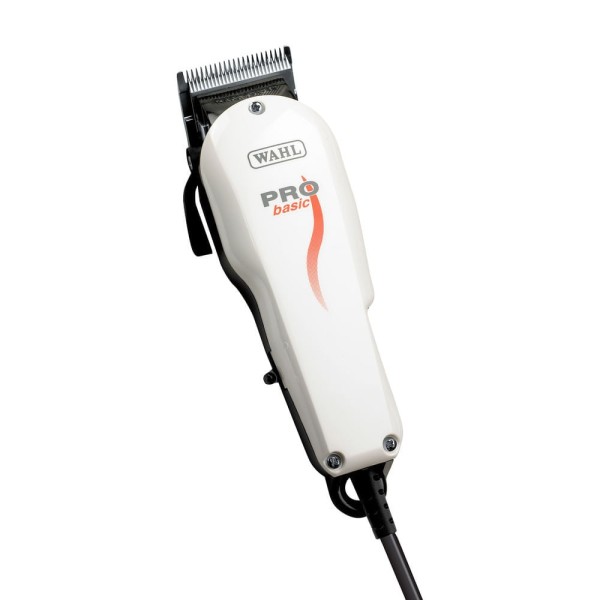 Encontraproduto.com.br - Máquina De Cortar Cabelo Wahl Profissional Basic Com 8 Pentes De Corte 110V