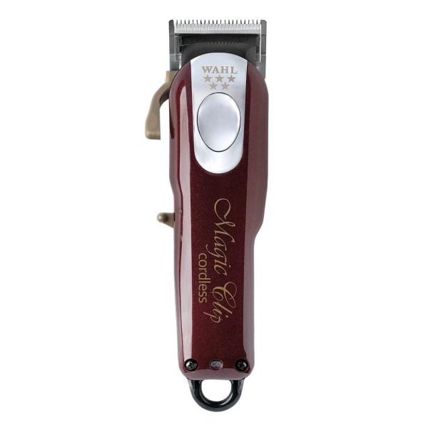 Encontraproduto.com.br - Máquina de Cortar Cabelo Wahl Magic Clip Cordless Vermelho Bivolt
