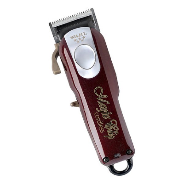 Encontraproduto.com.br - Máquina de Cortar Cabelo Wahl Magic Clip Cordless Vermelho Bivolt