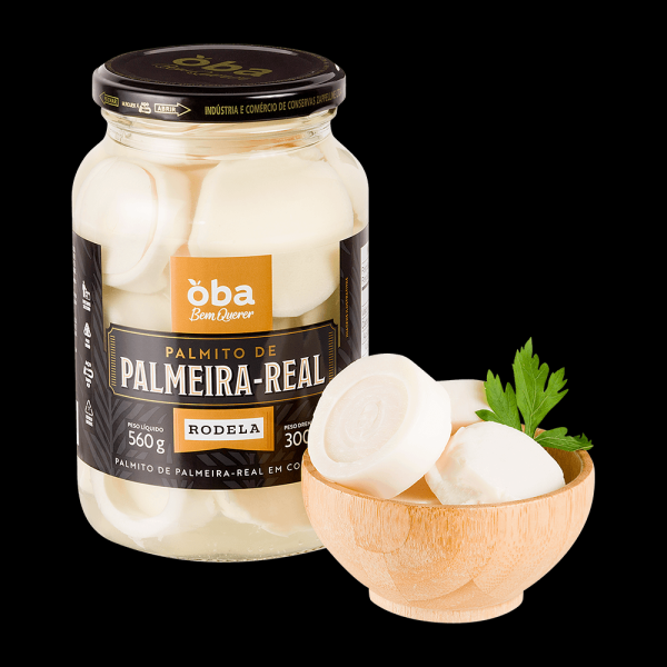 Palmito De Palmeira Real Rodela Oba Bem Querer 300 G