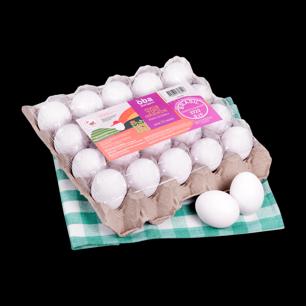 Encontraproduto.com.br - Ovo Branco Oba Bem Querer Com 20 Unidades
