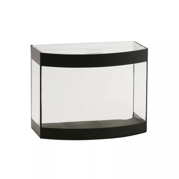 Pl Aquario Curvo Faixa Preta 30X16X20  3Mm