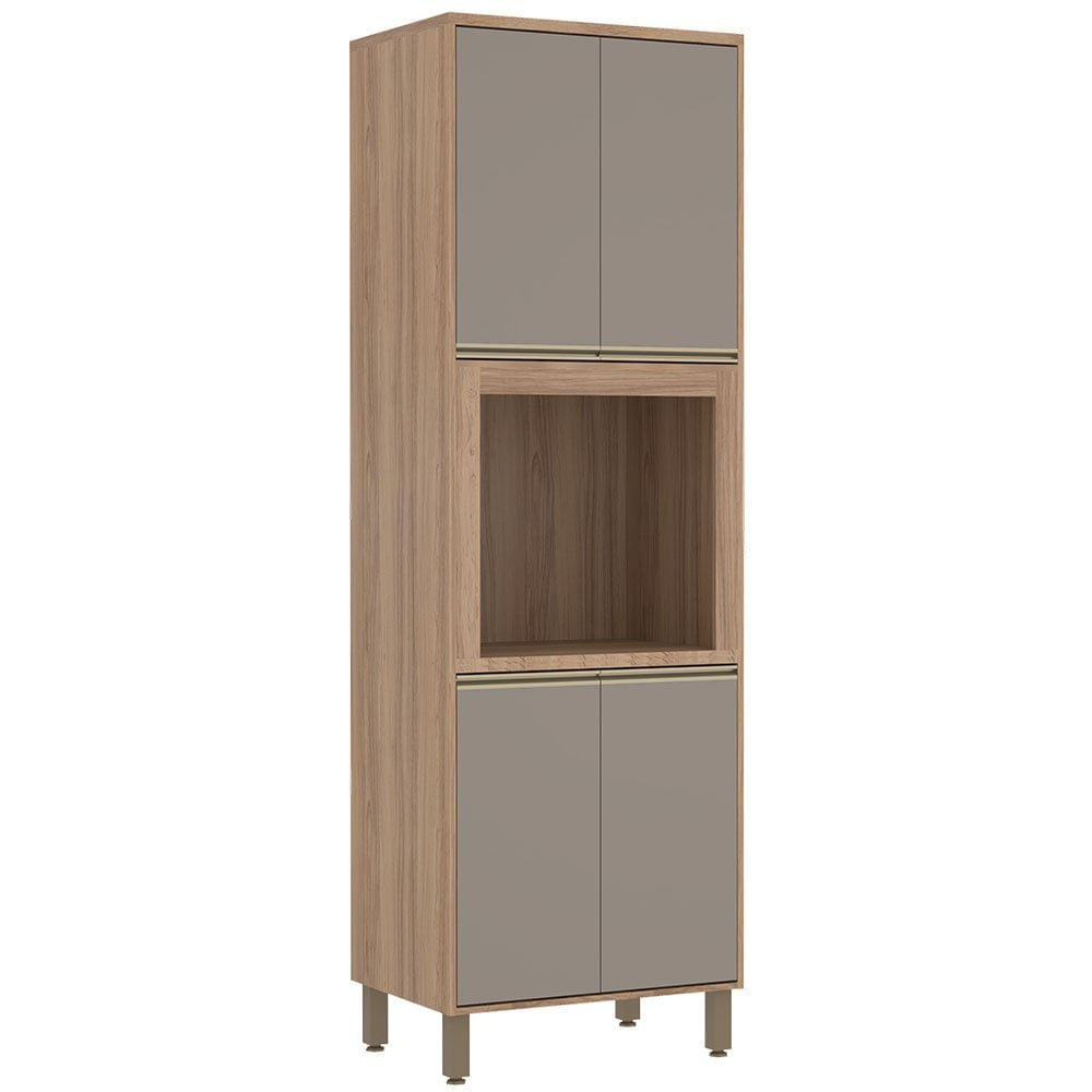 Torre Quente Luciane Yara 1 Nicho Para Forno 4 Portas 1316 Vanilla-graff