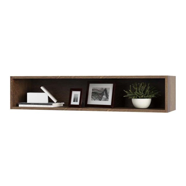 Nicho Aéreo Para Ponte Modulado 97cm Prime Nogueira Dourado