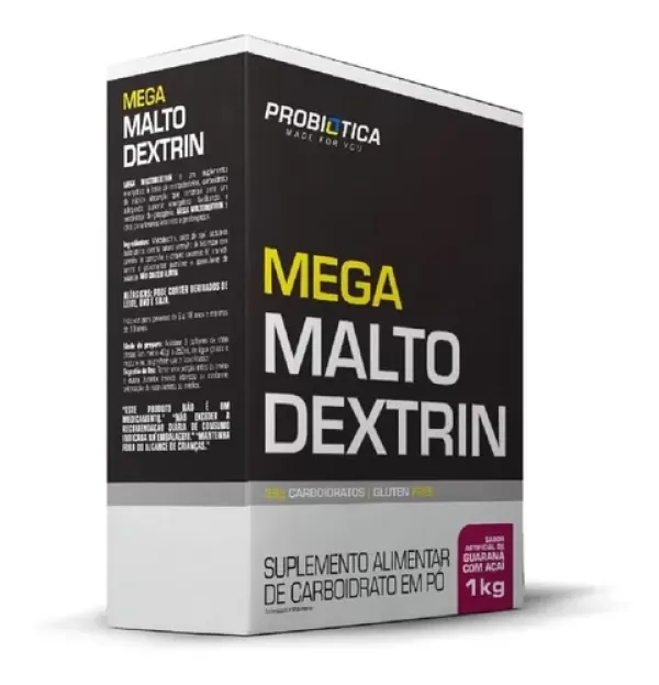 Encontraproduto.com.br - Suplemento Probiótica Mega Malto Dextrin Guaraná com Açaí 1kg