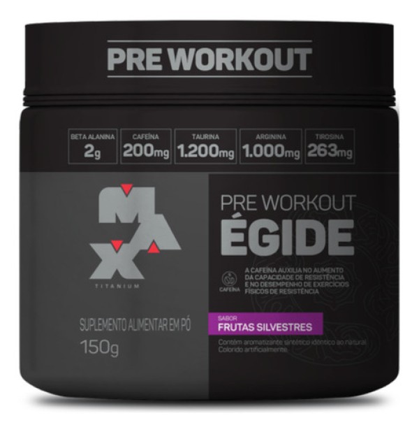 Pré-Workout Égide - Açaí com Guaraná - Max Titanium - 150g