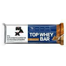 Encontraproduto.com.br - Barra De Proteina Max Titanium Top Whey Bar Doce De Leite 41G