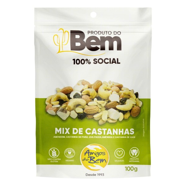 Encontraproduto.com.br - Mix de Castanhas Amigos do Bem 100g