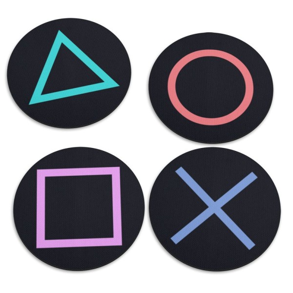 Encontraproduto.com.br - Jogo De Porta Copos Botões De Controle Ps4 - 4 Peças