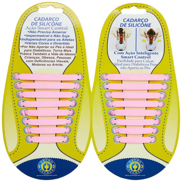 Cadarço de Silicone Rosa 4090 Orthopauher
