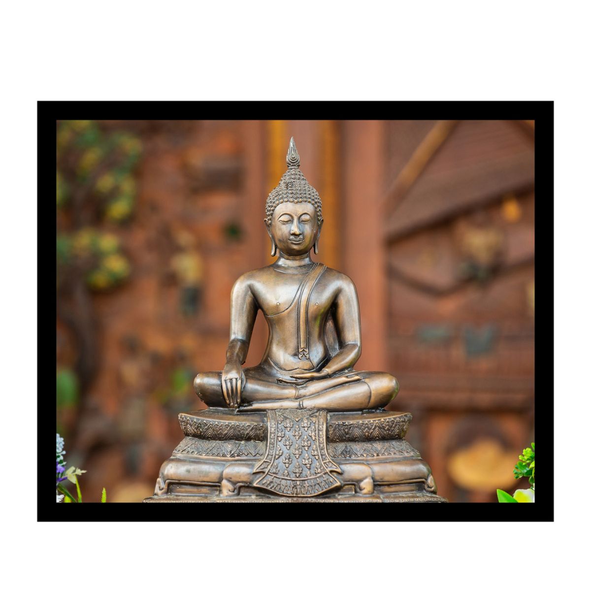 Quadro Com Vidro 45x55cm  Budha Ii Kapos
