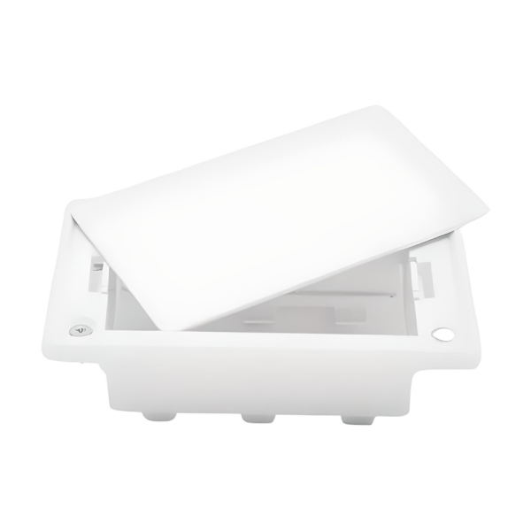 Caixa Embutir Abs 3 Blocos Sem Blocos Branco Qm30000.02 113226 Dutotec