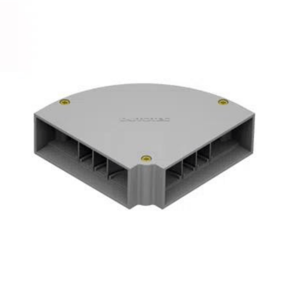 Curva Horizontal Alumínio Injetado 90° 25Mm Branco Dt-35140.00 104439 Dutotec