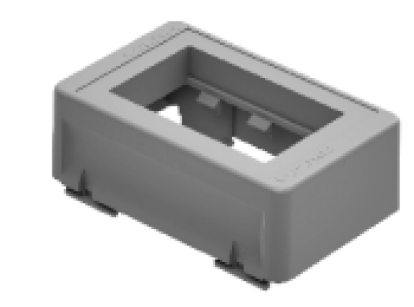 Encontraproduto.com.br - Porta Equipamento Abs Para 3 Módulos Dutotec Bege Dt-64424.10 112773 Dutotec