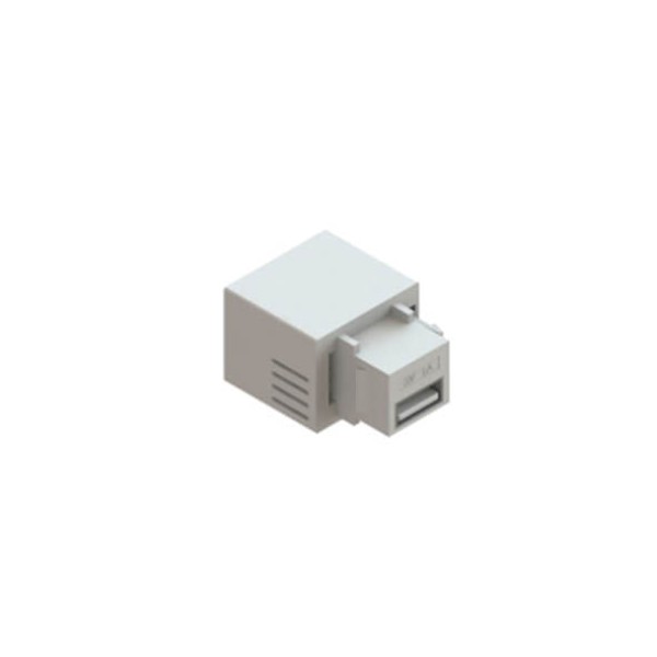 Encontraproduto.com.br - Conector USB Charger 5v 2.1A Keystone - QT MOV