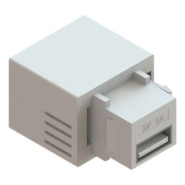 Encontraproduto.com.br - Conector USB Charger 5v 2.1A Keystone - QT MOV