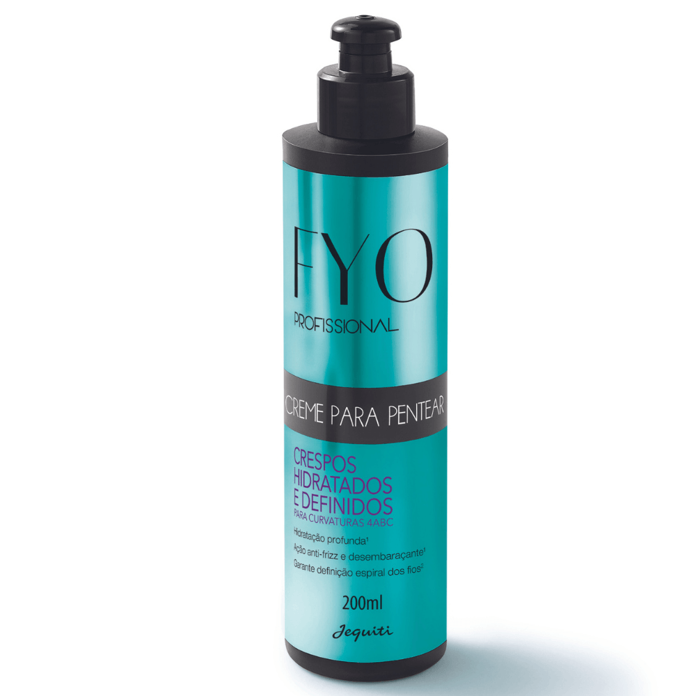 Encontraproduto.com.br - Creme para Pentear Fyo Profissional Crespos Hidratados e Definidos Jequiti