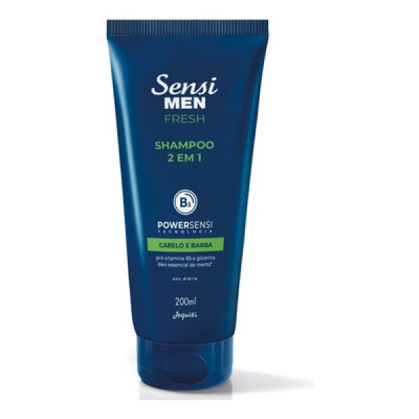 Encontraproduto.com.br - Shampoo Sensi Men 2 Em 1 Fresh Jequiti