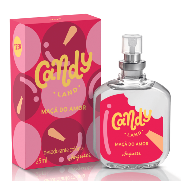Deo Colônia Candy Land Maçã Do Amor 25ml - Jequiti
