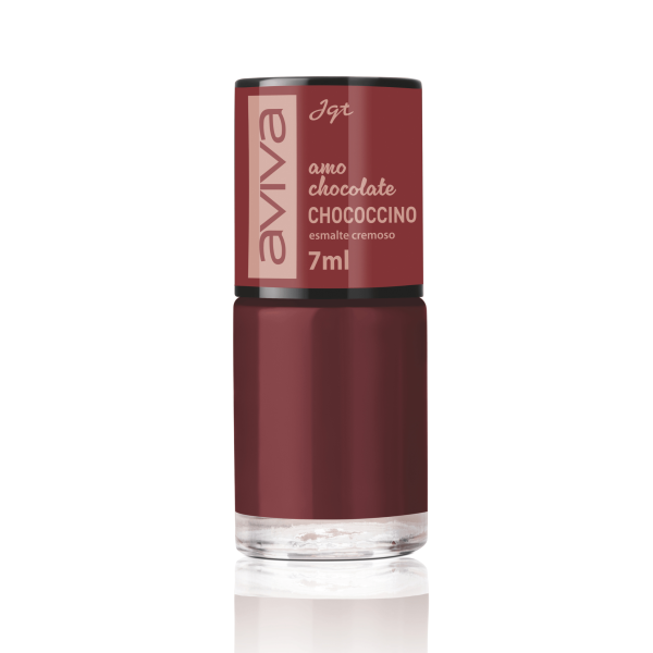 Encontraproduto.com.br - Aviva Esmalte Amo Chocolate Cremoso Chococcino, 7 ml
