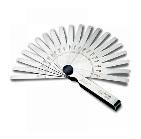 Encontraproduto.com.br - Calibre folga 0,05mm a 1,00mm Kingtools 058058