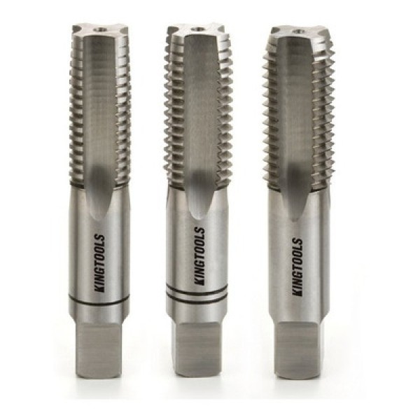 Encontraproduto.com.br - Jogo de Macho Manual Rosca M2.3X0.4 Métrica Grossa DIN 352 (M) 3 Kingtools 3000 M2.3X0.4