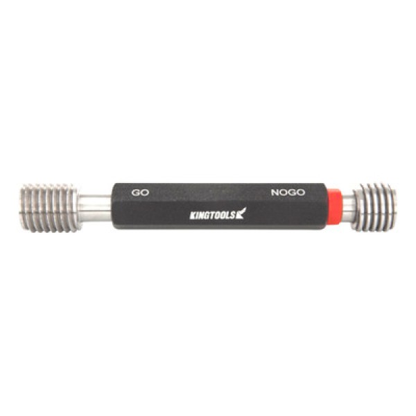 Encontraproduto.com.br - Calibrador de Rosca Tipo Tampão Passa e Não Passa Rosca Métrica Fina (MF) Kingtools TPNP M12 X 1