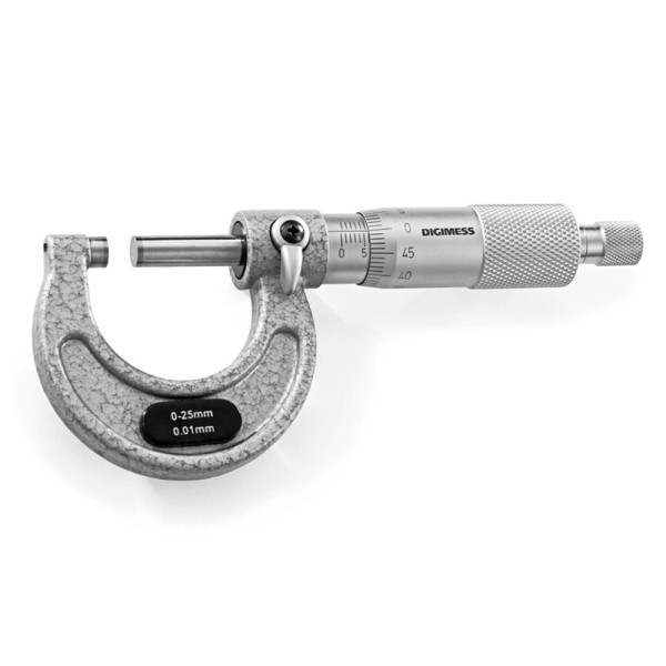 Encontraproduto.com.br - Micrômetro Externo com Arco em Ferro Fundido Capacidade 100-125mm Digimess 110.104