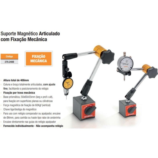 Encontraproduto.com.br - Suporte Com Base Magnética Digimess