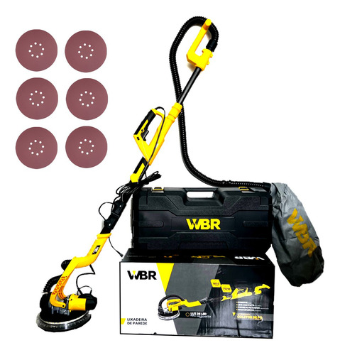 Lixadeira Parede 750w c/led 127v WBR ref.873292