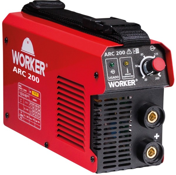 Encontraproduto.com.br - Inversor de Solda MMA Eletrodo Revestido Worker ARC 875970 200A 220V