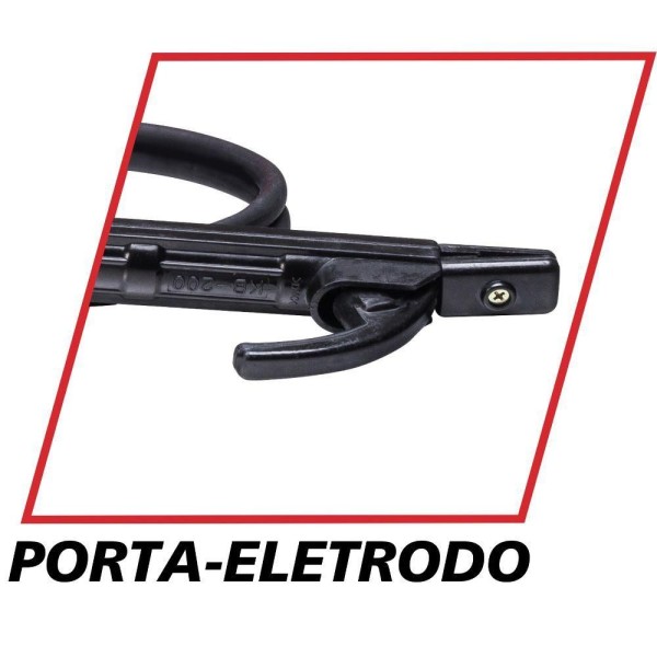 Encontraproduto.com.br - Inversor de Solda MMA Eletrodo Revestido Worker ARC 875970 200A 220V