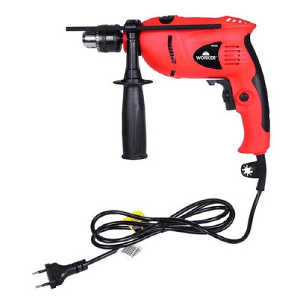 Furadeira de Impacto 1/2 550W 220V Com Vel. Variável e Reversão Worker
