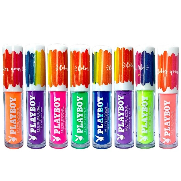 Encontraproduto.com.br - Maquiagem Multifuncional Olhos + Boca + Rosto Carnaval (CORES SORTIDAS) Playboy