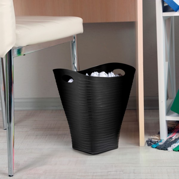 Cesto / Lixeira Eco Dunas 6,5 Litros Preto Dasplast