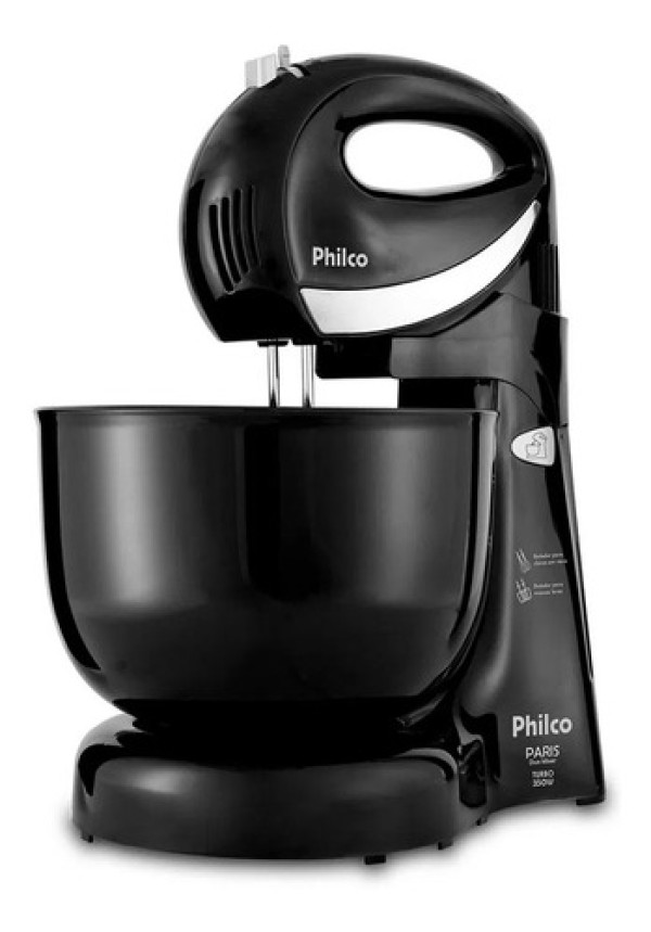 Batedeira Philco Paris Power Mixer Turbo Portátil 350W
