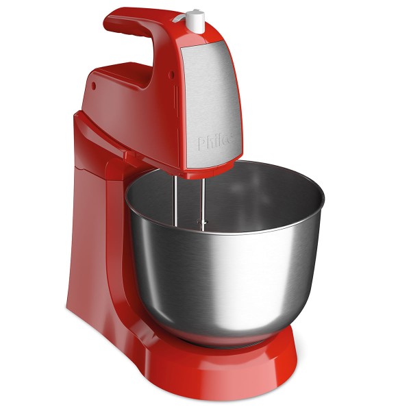 Encontraproduto.com.br - Batedeira Philco Crome Base Inox Turbo Duo Mixer 4L 550W 220V