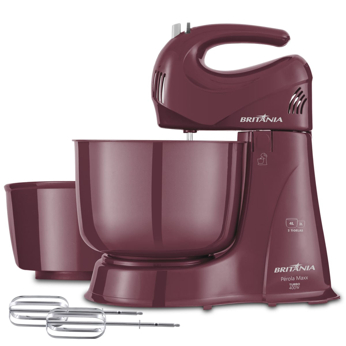 Batedeira Britânia Perola Maxx Açaí Dual Bowl 400W