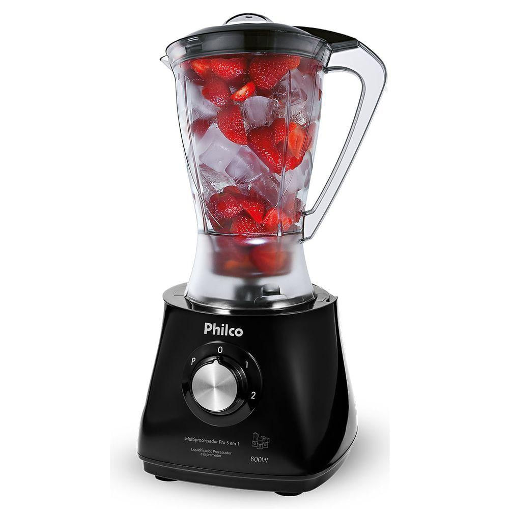 Multiprocessador Philco Pro 5 Em 1 Inox 800w 220v