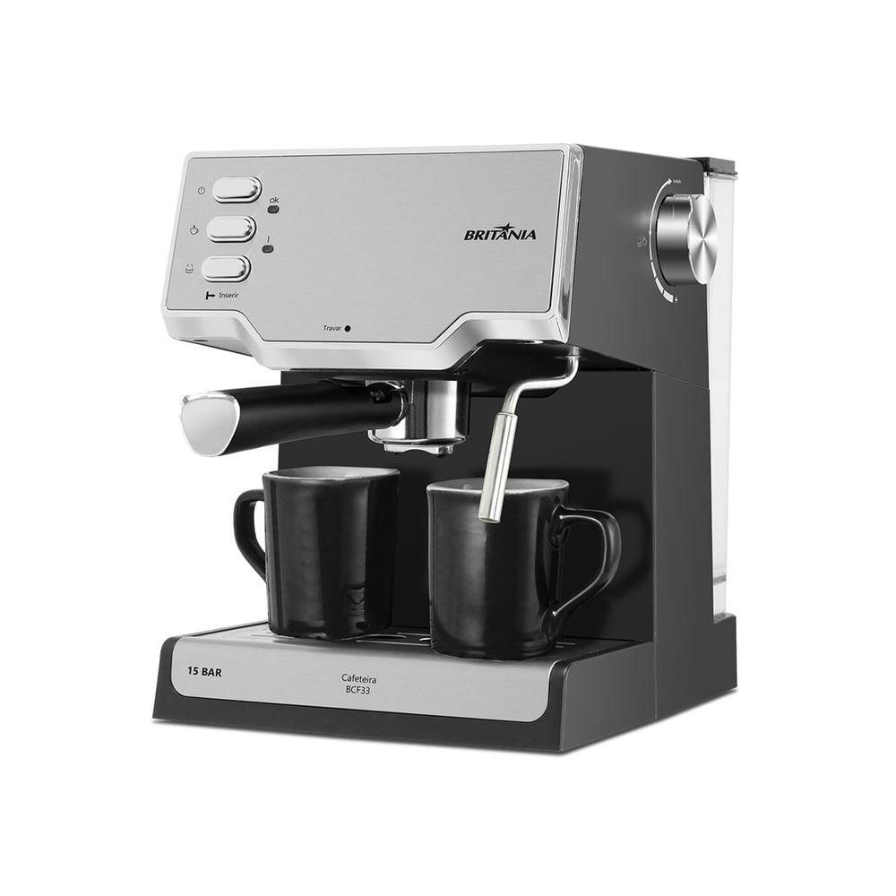 Encontraproduto.com.br - Cafeteira Espresso Britânia Bcf33 15 Bar 1,6l 850w 220V