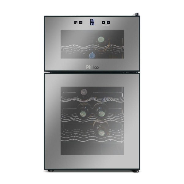Encontraproduto.com.br - Adega Philco 69L PAD24DZ  Display Digital 24 Garrafas Bivolt