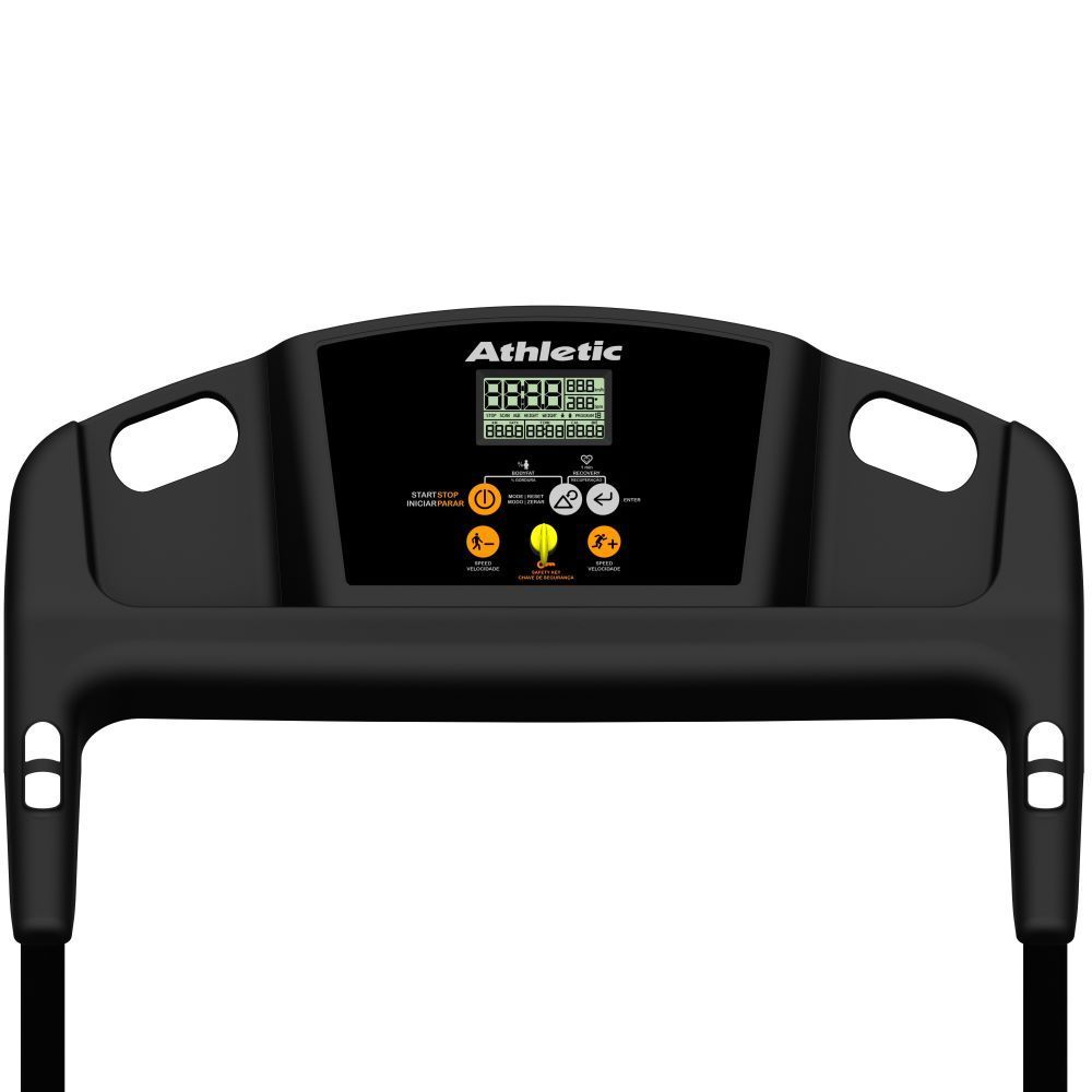 Encontraproduto.com.br - Esteira Ergométrica Eletrônica Gallant By Athletic GLT40 5.0 HPM 16KM/H 2 Níveis de Inclinação até 130Kg 220v (3920)