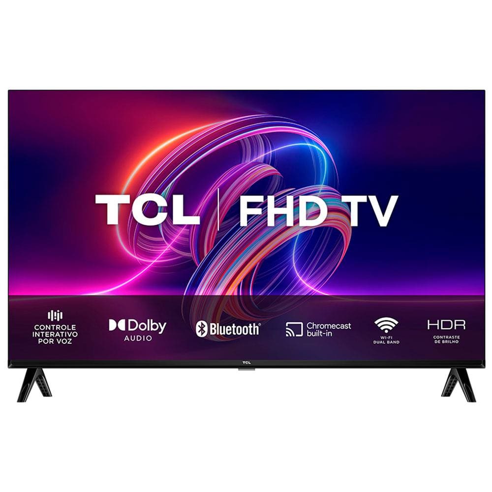 Encontraproduto.com.br - Smart Tv S5400af Full Fhd Android Tv 32 Polegadas Tcl Preto Bivolt
